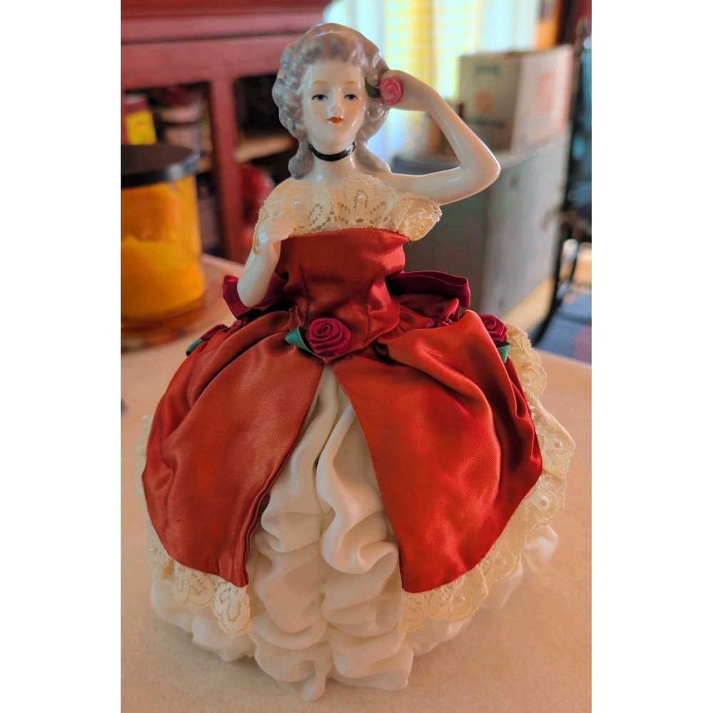 Vintage Goebel Lady Emma Hamilton Tea Cozy Half Doll
